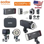 Us Godox AD200PRO Ii Upgraded Version 2.4G Ttl Hss Outdoor Flash Light Speedlite. Fixed Price $319.00.