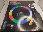 Sunpak 18" Rainbow Ring Light Kit With Boyo Microphone& Remote VL-LEDRGB-18SM. Fixed Price $39.90.