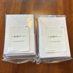The Paper Studio Set Of 2 Folded Cards & Envelopes 100 New. Fixed Price $15.98.
