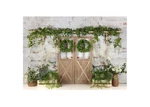 Kate Rustic White Painted Brick Wall Wood Door Photography Backdrops 10X8FT S.... Fixed Price $130.07.