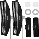 2PCS FW30X120CM/12 X47 Bowens Mount Strip Honeycomb Grid Softbox,detachable. Fixed Price $163.99.