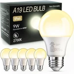Tjoy Pack A19 Led Light Bulbs, 60 Watt Equivalent Bulb, Soft Warm White 27. Fixed Price $25.99.