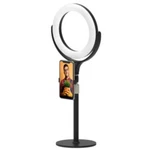 Tzumi Air Halo Glow 8 Led Ring Light W/ Phone Mount. Fixed Price $29.99.