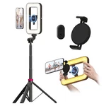 Magnetic Ring Light With Stand Clip, 62" Tripod For Iphone Lig.... Fixed Price $122.49.