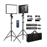 Dazzne D50 Led Video Panel Lights 15.4", 2 Packs 45W 3000K-8000K Bi-col.... Fixed Price $281.14.