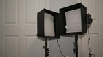 Westcott Flex Filmmaker Kit (V1, Daylight Only) 2 - Stands, Batteries. Fixed Price $300.00.