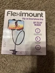 Tzumi Fleximount Clip-on Grip Cell Phone Holder Up To 24" Reach Adjustable New. Fixed Price $10.00.