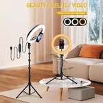 Zomei 10" Ring W/ 64" Tripod - 3 Lighting Modes & Brightness Levels. Pe. Fixed Price $30.88.