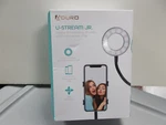 Aduro US-JRCLP-01 U-stream Social Media Phone Mount & Light Kit Nib. Fixed Price $13.99.