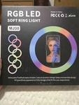 Rgb Led Soft Ring MJ30 With Phone Holder Multi-color Lighting New Box. Fixed Price $10.00.