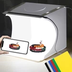 Light Box 10" Portable Folding Photography Tent Kit With 2 Bar. Fixed Price $20.45.