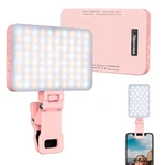 Newmowa Pink Rechargeable Selfie Light Portable Clip-on Video For Pho.... Fixed Price $36.37.