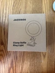 Video Conference Lighting 6.3" Selfie Ring With Clamp Mount For Laptop. Fixed Price $14.00.