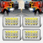 4X6 Inch Led Headlights Replacement Compatible With H4651 H4652 H4656 H4666 H.... Fixed Price $155.04.
