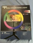 Vivitar 8 Full Color Ring Light Usb Powered. Fixed Price $8.00.