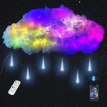 Zokon 3.93FT/1.2M Big Cloud Rain Lightning Kit, Multi-color Changing, Music Sync. Fixed Price $85.04.