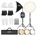 Kit Iluminacion Softbox Control Remoto Para Retratos Y Video Pro. Fixed Price $137.09.