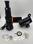Godox SL60W Led Video Light Kit + Sa-p Projection Attachment Gobos & Holder. Fixed Price $250.00.