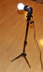 Ls Photo Studio 28" Tall Light Stand W/ Single Head E26/E27 Holder Portable New. Fixed Price $29.99.
