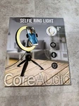 8 Inch Selfie Ring Light - Smart Phone Stand Adjustable, Swivel Core Audio Nib. Fixed Price $14.00.