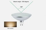 12W Lusta Led GU1O Bulb Ww 3000K 85-265V. Fixed Price $20.00.