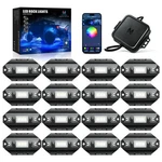 Mictuning 16 Pods Rgbw Led Rock Lights Kits, Underglow Neon For Car Truck. Fixed Price $147.81.