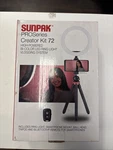 Sunpak Proseries Creator Kit 72 Bi-color Led Ring Light Vlogging Black. Fixed Price $19.99.
