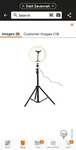 ALSY67.5 In. Black Contemporary 3CCT Integrated Led Selfie Ring Light Tripod.... Fixed Price $14.50.