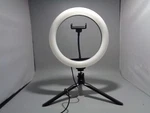 Bower 10 Selfie Ring Light Led With Tripod Stand Phone Holder. Fixed Price $15.00.
