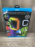 Bower Modular Quad White WA-MOD4RGB Smartphone Video Lights. Fixed Price $40.00.