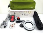 New B-land 6.2" Ring Light Tripod 3 Mode 11 Brightness Phone Mount Camera. Fixed Price $42.99.