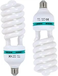 85W Bulb 5500K Cfl Daylight Spiral Softbox In E27 Pack. Fixed Price $38.12.