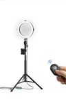 Bower 8 Selfie Ring Light Studio With Tripod Stand Phone Holder. Fixed Price $18.99.