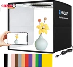 Foldable Box Portable Studio Kit 12 Background Colors Led Dimmable Photogr. Fixed Price $28.26.