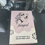 Fangirl Clip-on Phone & Selfie Ring Light Pink 1200MAH Low Noise. Fixed Price $15.00.