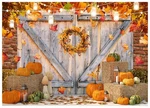 Wolada Fall Photo Backdrop Farm Barn Thanksgiving Fal.... Fixed Price $19.57.