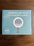 Prismatic Weighted Ring Light Stand Heavy Duty, 7 Lb, For Halo, Photography. Fixed Price $19.99.