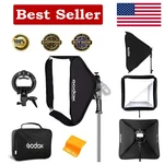 Portable 24'' Soft Box With S-type Bracket For Professional Photography. Fixed Price $61.56.