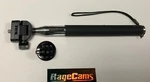 Selfie Stick Expandable Tripod Head 1/4"-20 For Gopro Sony YI4K Action Camera's. Fixed Price $29.00.