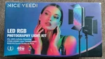 Nice Veedi Led Photography Light Kit, Item NV-RGB152P. Fixed Price $65.00.