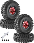 2.2 Inch Beadlock Wheel Rim & Tires For SCX10 Capra/amg 6X6/TRX4/RED Ca.... Fixed Price $75.69.