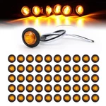 Tmh 3/4 Inch Mount Amber Led Mini Round Trailer Side. Fixed Price $46.70.