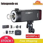 Us Godox AD200PRO Ii 2.4G Ttl Hss Wireless Pocket Outdoor Flash Light Speedlite. Fixed Price $319.00.