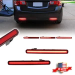 Red Led Bumper Reflector Tail Brake Lights Rear Foglight For 2009-2014 Acura Tsx. Fixed Price $24.99.