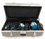 Pack Of 4 Arri Lightweight Spotlight 150 & 300 Plus W/ Tripods And Travel Case. Fixed Price $399.99.