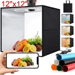 12"X12" Led Light Box Tent Portable Studio Photography Shooting Background. Fixed Price $30.98.