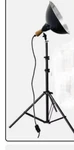 Impact Floodlight With 6' Tungsten Stands& Umbrella Kit(no ). Fixed Price $57.00.