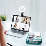 Selfila Ring Light Inch Usb Portable, 3200K-6500K Dimmable Led Clip Black. Fixed Price $19.41.