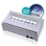 Asente 7 Led Lighted Base For Glass Art - White Display Batt.... Fixed Price $38.22.