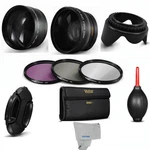 Wide Angle Lens + Zoom Filter Kit For Nikon D5600 With 18-140MM. Fixed Price $196.55.